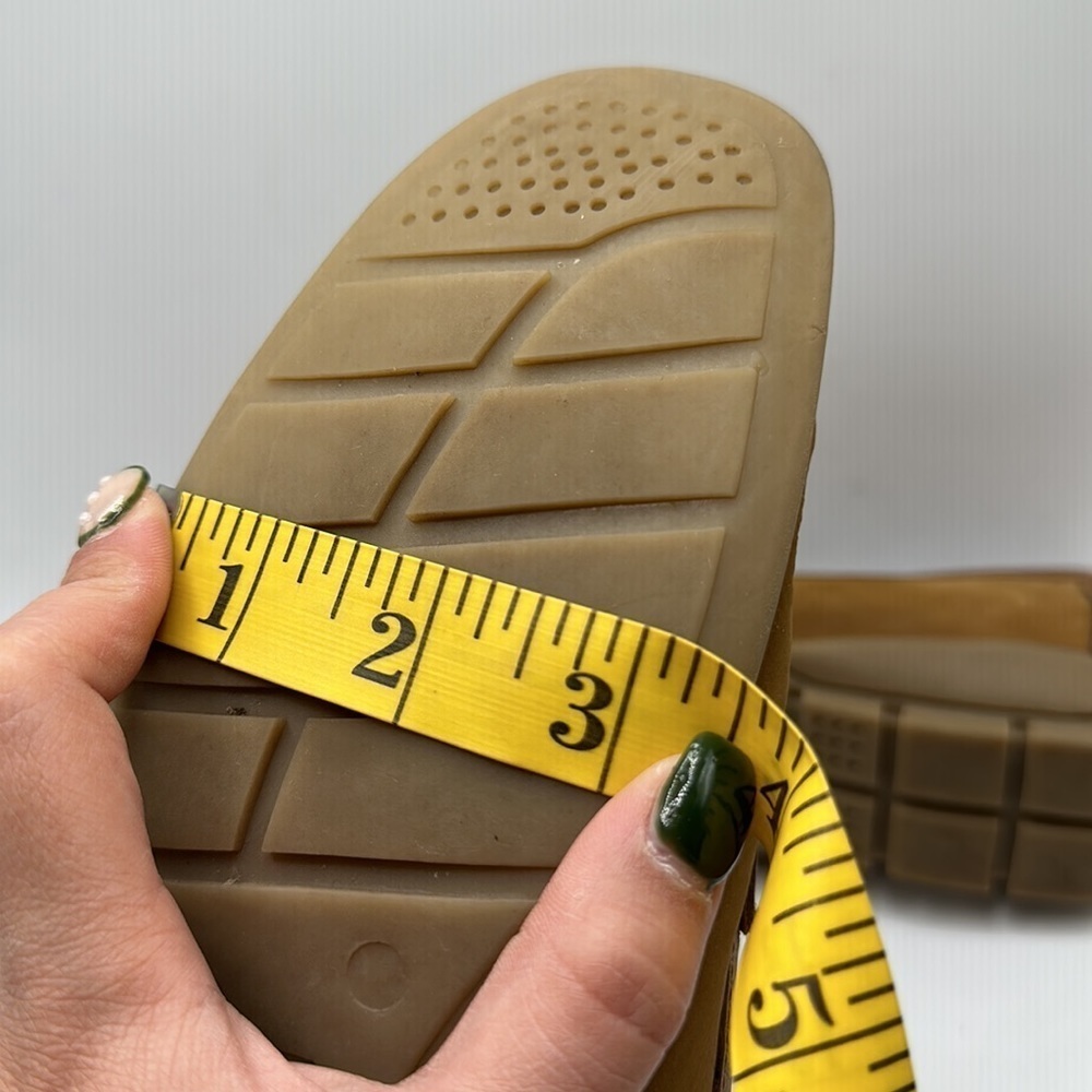 Hush Puppies Women’s Moyen Driver Loafer Suede Shoes Tan Sz 8.5M - Picture 10 of 11